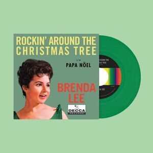 Brenda Lee - Rockin Around The Christmas Tree Translucent Emerald 7 in Vinyl NEW
